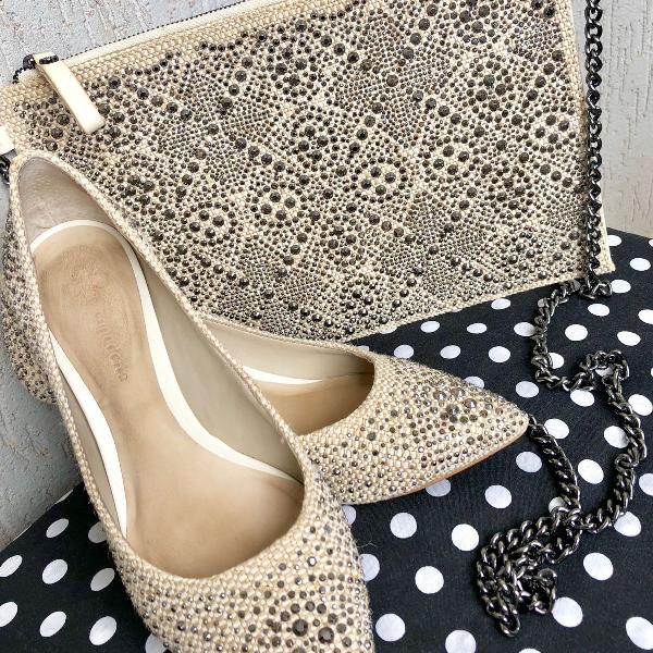 bolsa/carteira capodarte com scarpin igual lindos