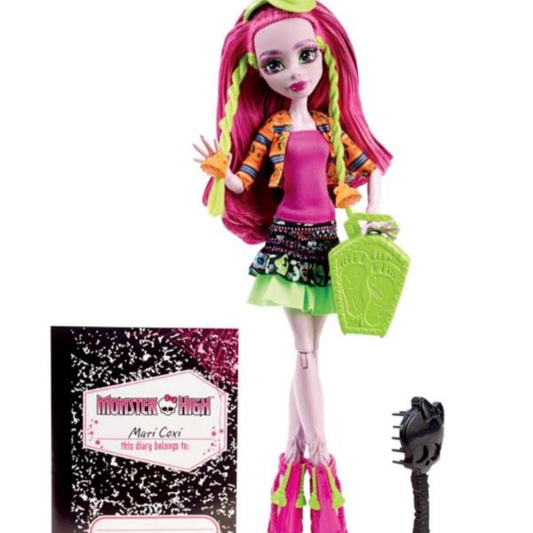 boneca na caixa monster high intercâmbio monstro - marisol