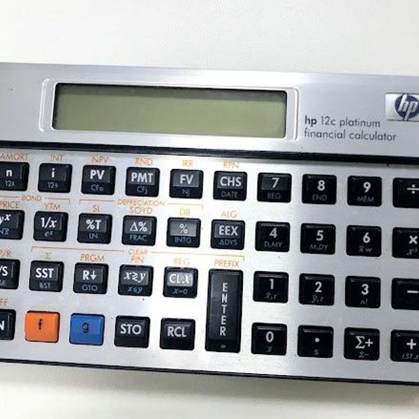 calculadora hp 12c platinum