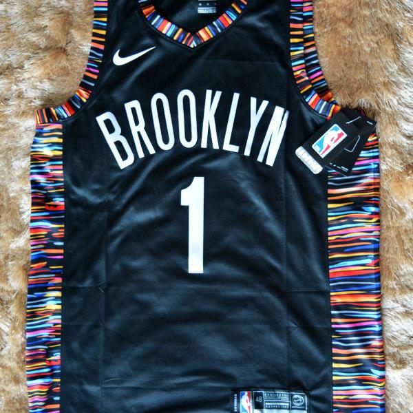 camisa basquete brooklyn nets russell 1