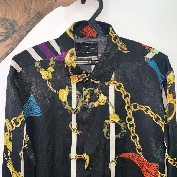 camisa vibes versace