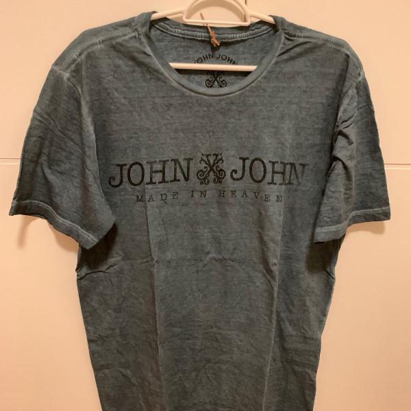 camiseta john john masculina tamanho m