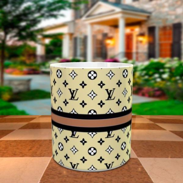 caneca estampa louis vuitton