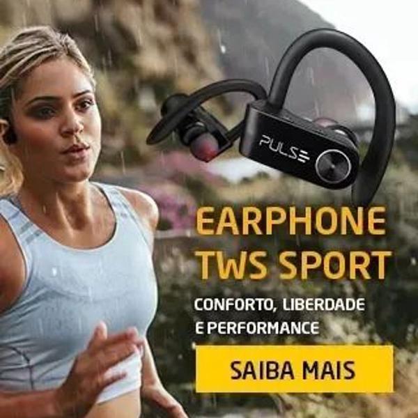 earphone sport bluetooth 4.1 tws resistente à água preto