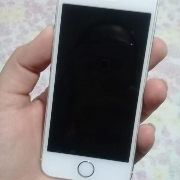 iphone 5s 32gb branco com biometria seminovo super oferta