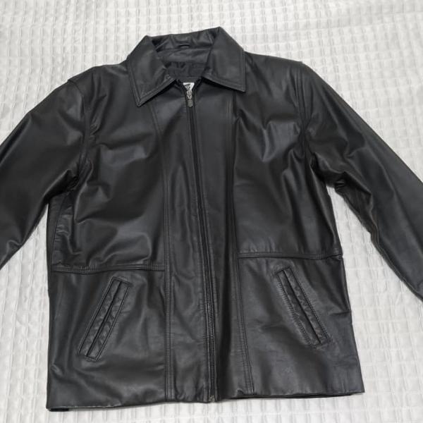 jaqueta couro preto