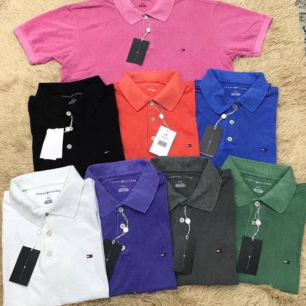 kit 2 camisas gola polo tommy masculino (favor ler todo o