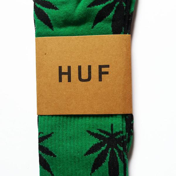 meia huf hemp . verde e preta