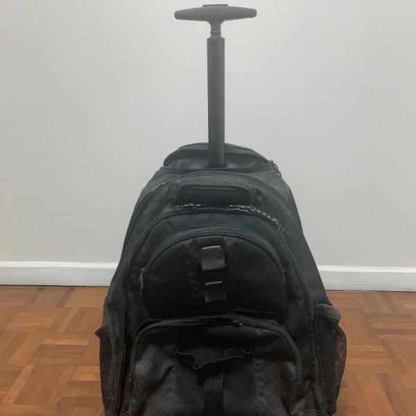 mochila com rodinhas para notebook laptop viagem