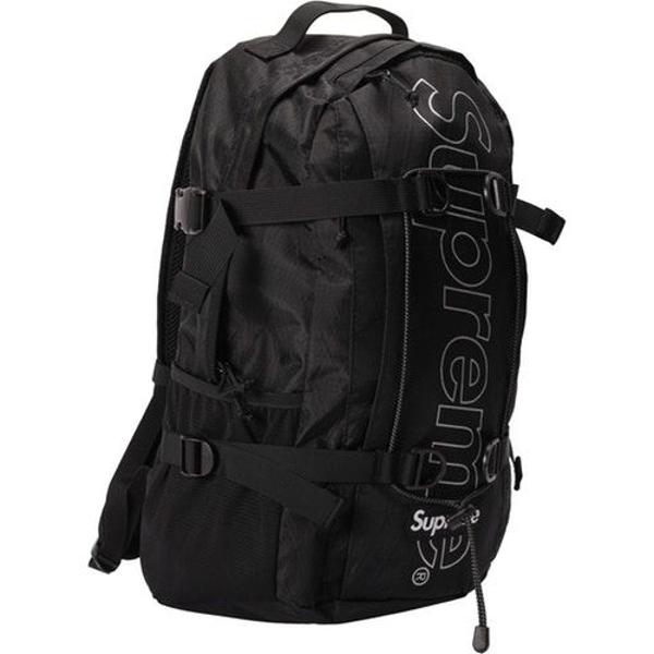 mochila supreme fw18 preta (backpack)