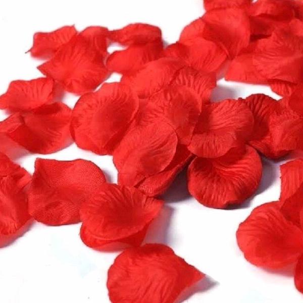 petalas rosas artificial vermelhas