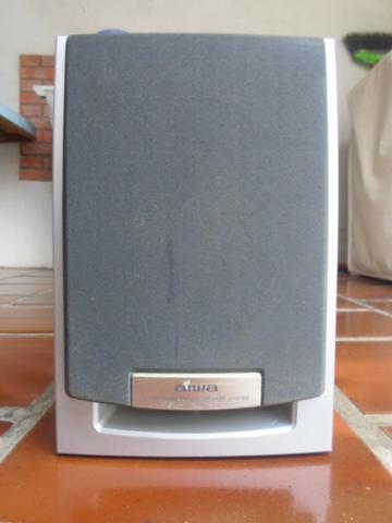 Caixa acústica Aiwa modelo SX-NSZ15YL (1 peça) em perfeito