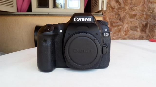 Câmera Canon 80D corpo