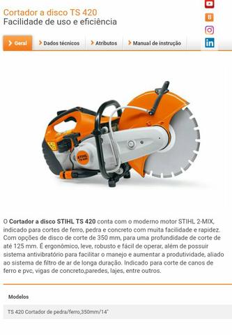 Cortador de pedra Ts 420