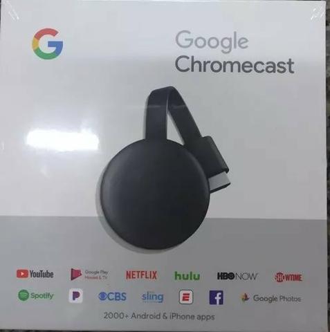 Google Chromecast 3 Original Zerado