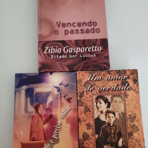 3 livros Zibia Gasparetto