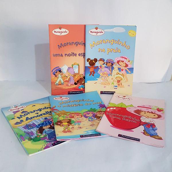 5 livros moranguinho para meninas