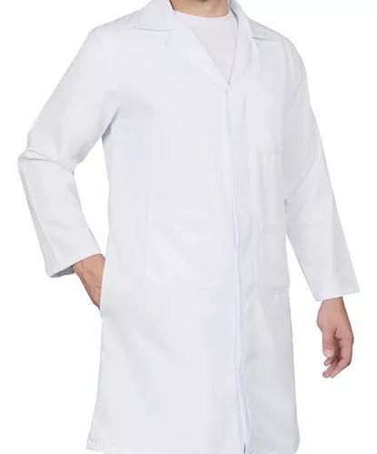 Avental Branco Médico Professor Gabardine Unissex Bu63
