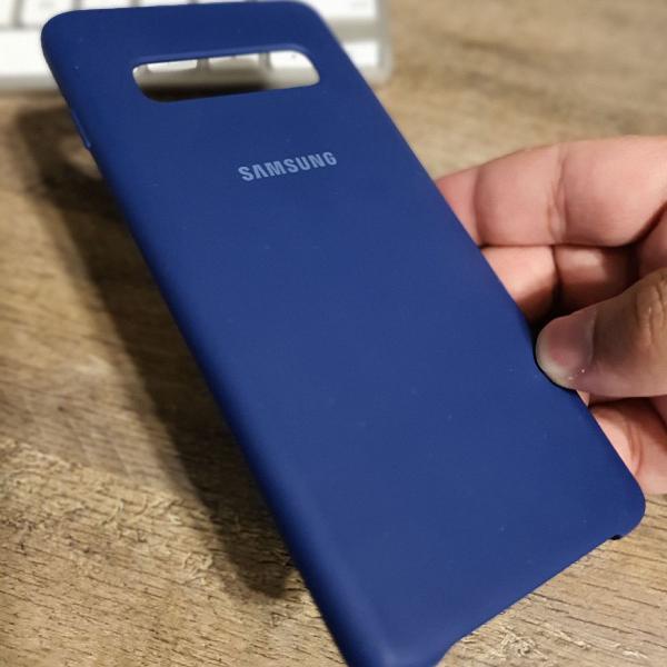 Capa original Samsung azul de silicone