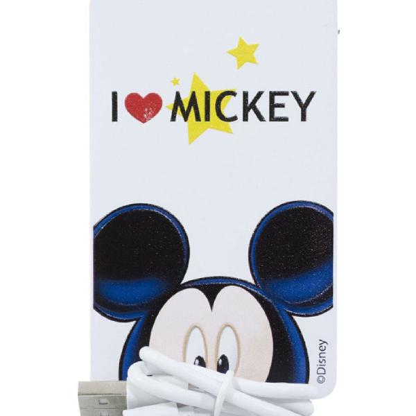 Carregador Portátil Branco I Love Mickey 2200Mah - Disney
