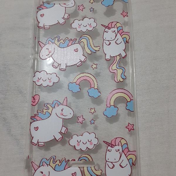 Case Redmi 6 unicórnios