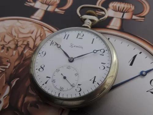 Grande Relógio De Bolso Zenith De 1905