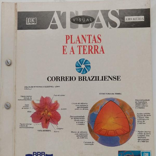 Livro Atlas visual Plantas e Terra