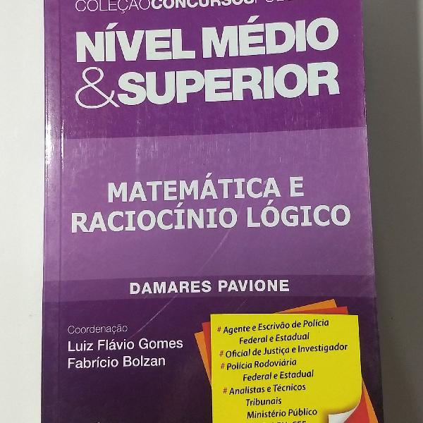 Livro Nível Médio e Superior - Matemática e Raciocínio