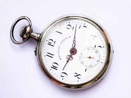Raro Relógio De Bolso Suíço Grife Roskopf Patent