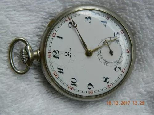 Relógio De Bolso Omega Antigo - 48mm