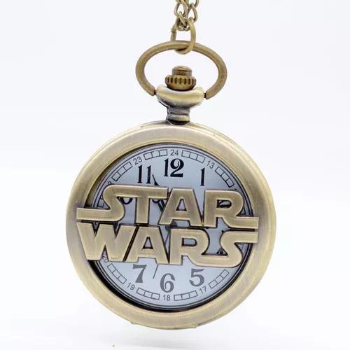Relógio De Bolso Saga Star Wars - Guerra Nas Estrelas
