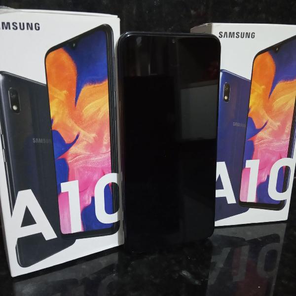 Samsung A10 32gb 2gb ram Azul e Preto