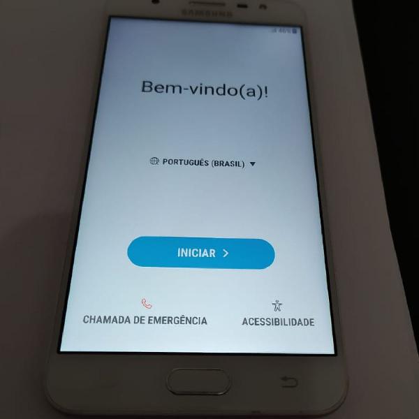 Samsung J7 prime branco/rosa