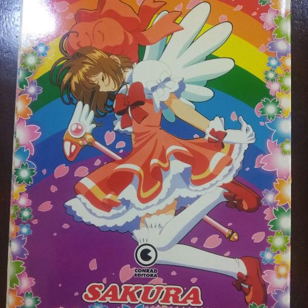 album de figurinhas sakura card captors - editora conrad,