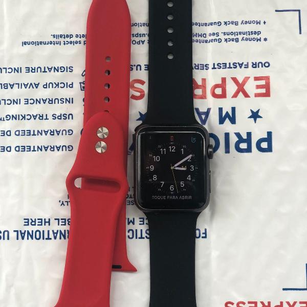 apple watch serie 1 42mm gps - semi novo