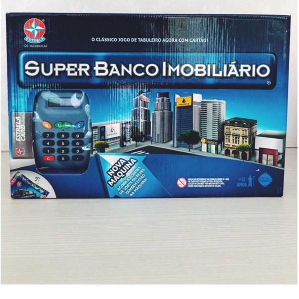 banco imobiliário com maquininha
