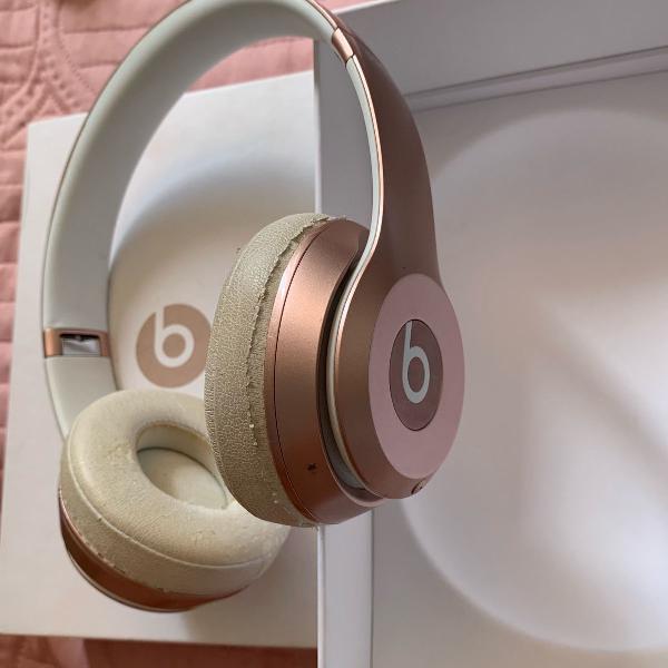 beats solo wireless rose gold