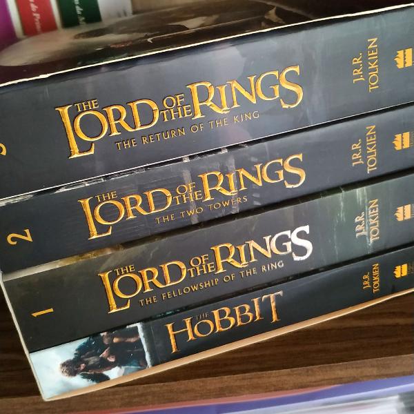 box 4 livros senhor dos anéis