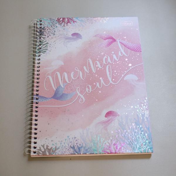 caderno sereia tilibra