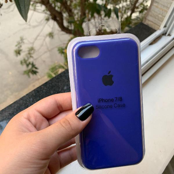 capa iphone 7/8 azul royal