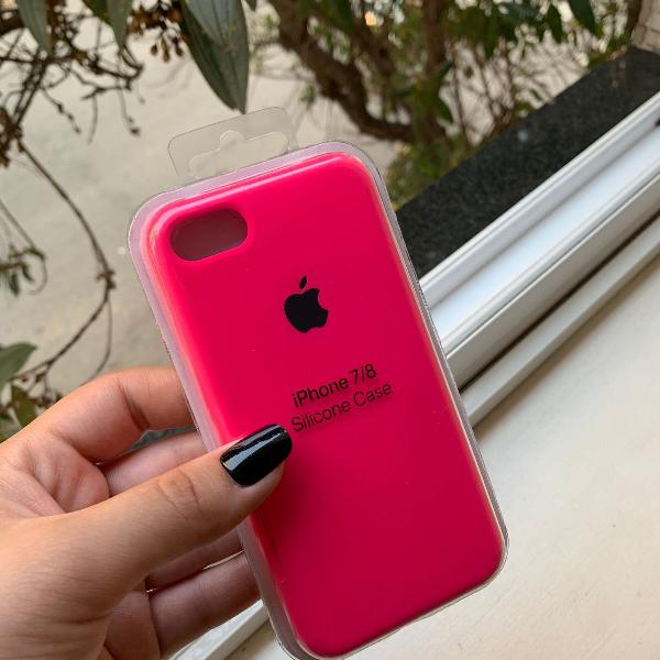 capa iphone 7/8 rosa pink