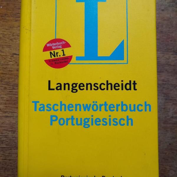 dicionário alemão portugûes langenscheidt