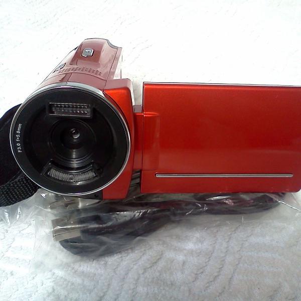 filmadora cam modelo spca 1528 nova na caixa com acessórios