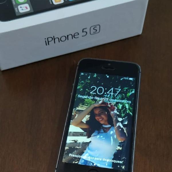 iPhone 5s 16 gb com duas capinhas
