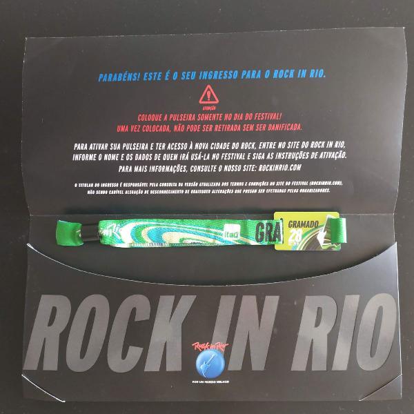 ingresso rock in rio 2019 foo fighters 28/09