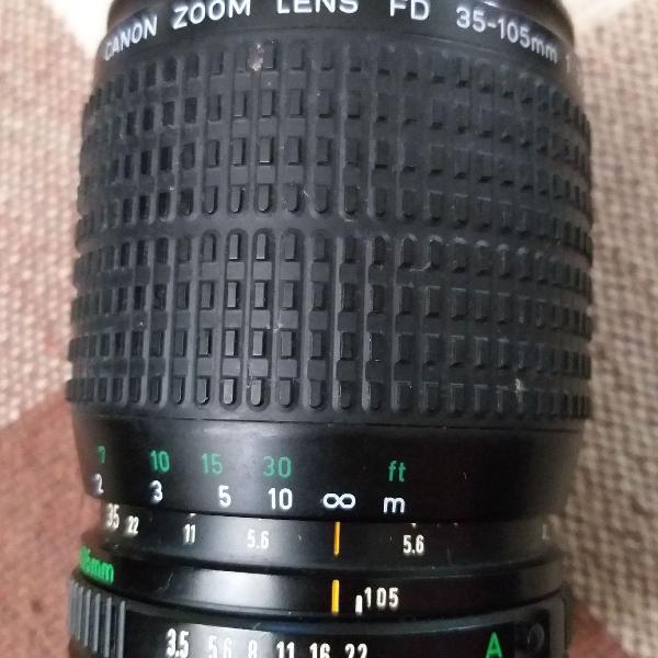 lente Canon zoom FD 35-105mm 1:3.5-4-5