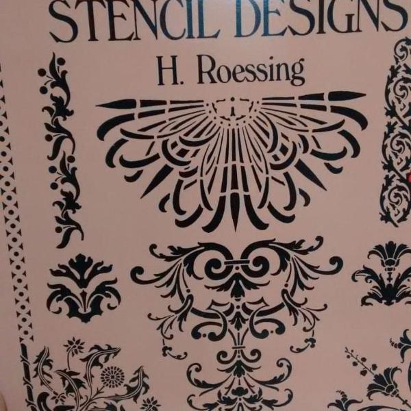 livro 2,286 traditional stencil designs - h. roessing