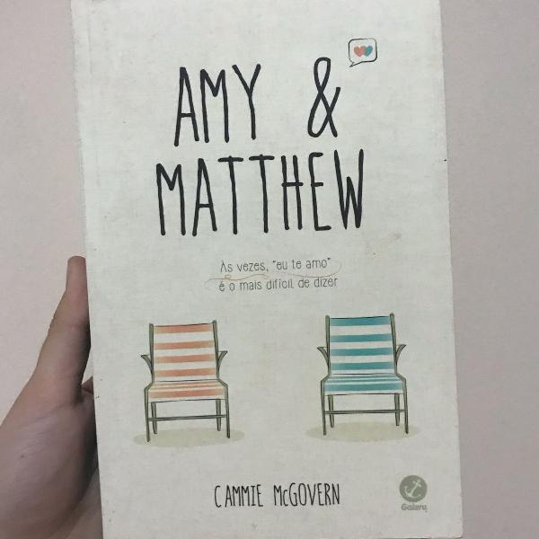 livro amy &amp; matthew