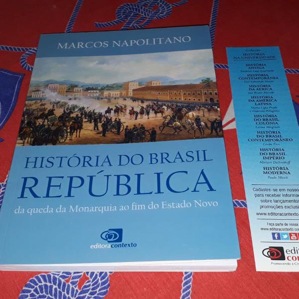 livro história do brasil rebública