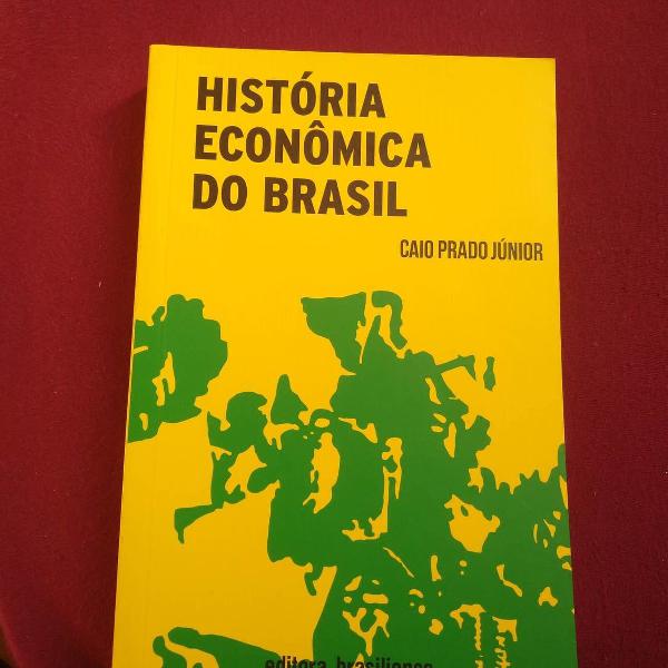 livro história econômica do brasil - caio prado júnior